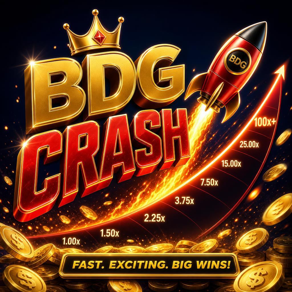 BDG Crash rising multiplier game
